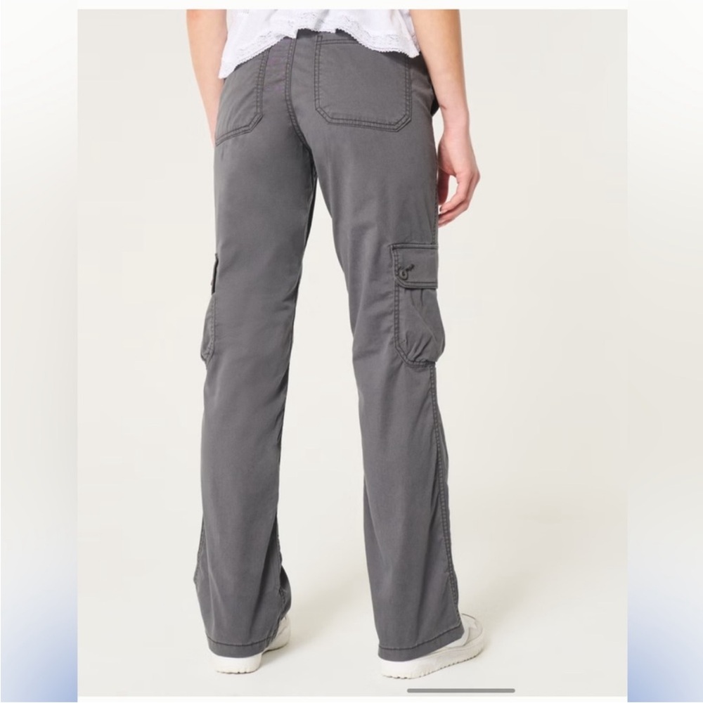 Hollister Brown Mid-Rise Bootcut Pants - Picture 6 of 6